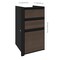 Bestar Connexion 16W Add-On Pedestal with 3 Drawers, Antigua & Black 93621-000052 - alternate 2